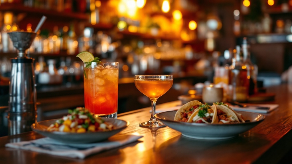 The Desert Brew at Truss & Twine: Master Cocktails & Said's Kafta Taco Rolls